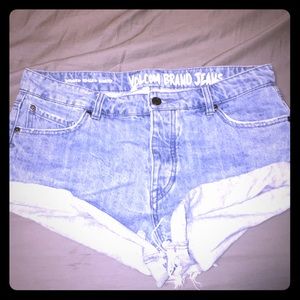 Volcom jean shorts